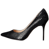 Kůže 10 cm CLASSIQUE-20SP velké velikosti stilettos boty